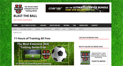 Desktop Screenshot of blasttheball.com